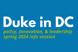 Duke in DC information session